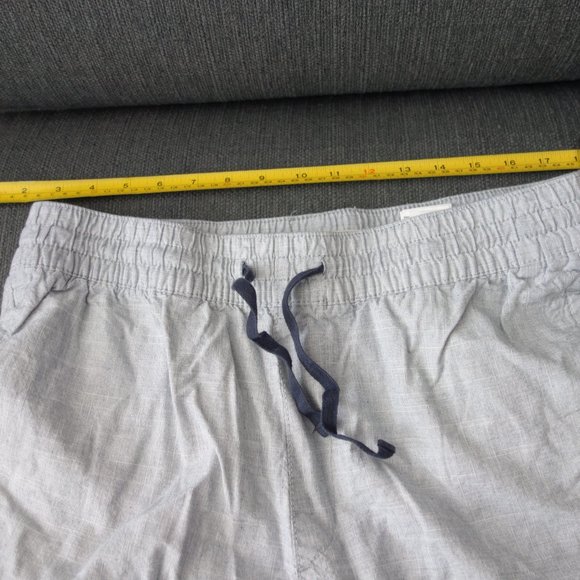 H&M L.O.G.G. Label of Graded Goods Gray with Blue 100% Cotton Size M Shorts - Picture 12 of 15